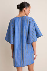 Blue Indigo Stripe Diane Dress
