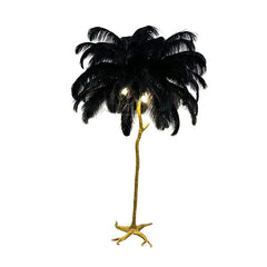 Palmera Feather Palm Tree Lamp – Luxury Tropical LED Floor & Table Lamp